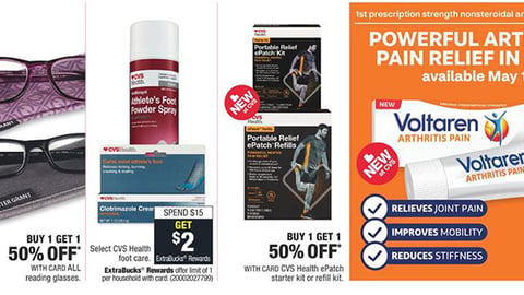 CVS Voltaren 'Arthritis Pan Relief' Circular Wrap